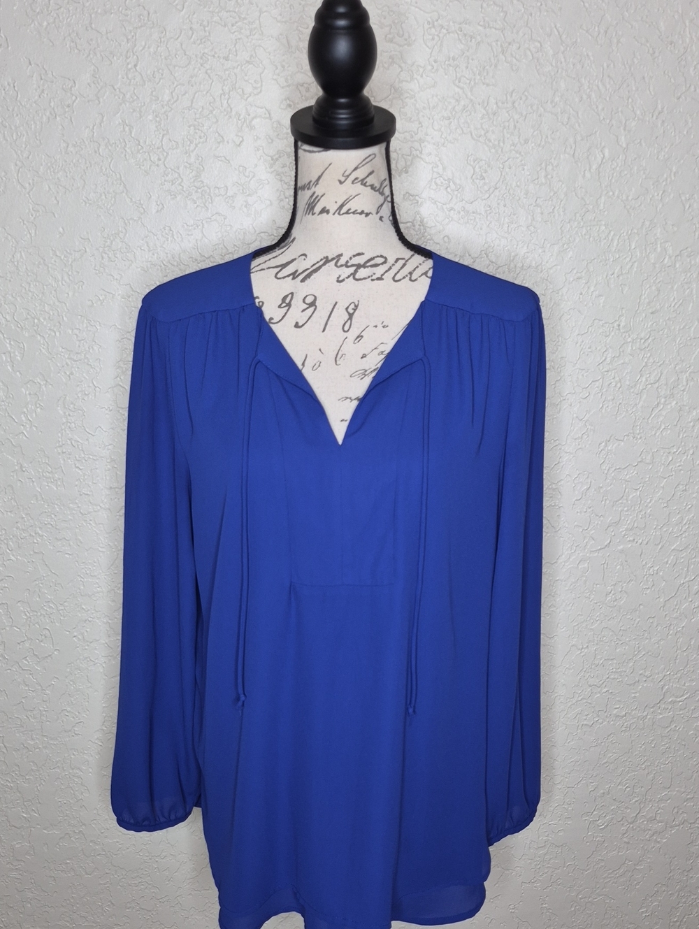 Chico's Long Sleeve Top Blue